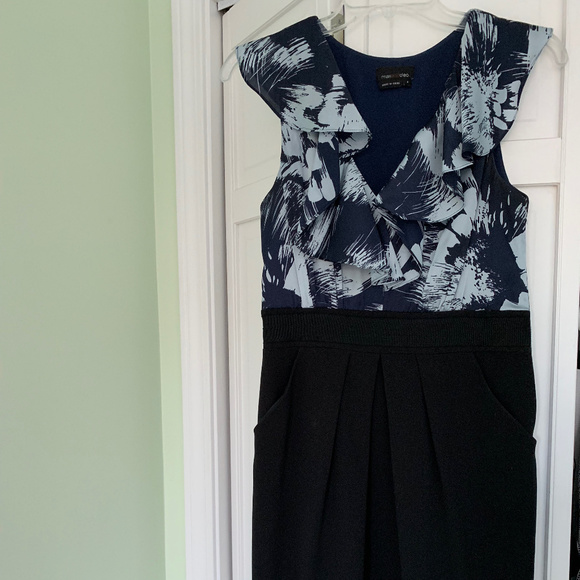 Max & Cleo Flutter Neck Dress (6) - Picture 1 of 4